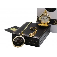 Signed SYD BARRETT Pocket Watch Musical Note Keyring